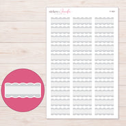 F-1831 planner sticker sheet with enlarged sticker detail