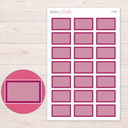 F-1835 planner sticker sheet with enlarged sticker detail