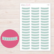 F-1836 planner sticker sheet with enlarged sticker detail