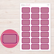 F-1837 planner sticker sheet with enlarged sticker detail