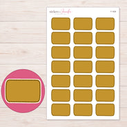 F-1838 planner sticker sheet with enlarged sticker detail