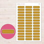 F-1845 planner sticker sheet with enlarged sticker detail