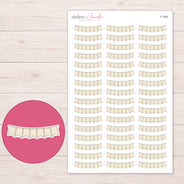F-1850 planner sticker sheet with enlarged sticker detail