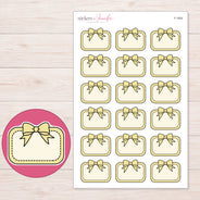 F-1854 planner sticker sheet with enlarged sticker detail