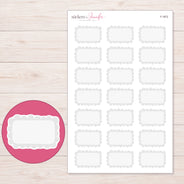 F-1872 planner sticker sheet with enlarged sticker detail