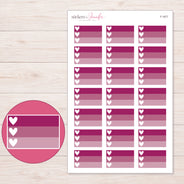 F-1877 planner sticker sheet with enlarged sticker detail