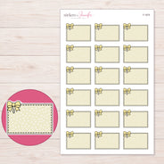 F-1879 planner sticker sheet with enlarged sticker detail