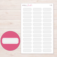 F-1883 planner sticker sheet with enlarged sticker detail