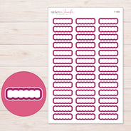 F-1888 planner sticker sheet with enlarged sticker detail