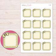 F-1897 planner sticker sheet with enlarged sticker detail