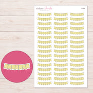 F-1904 planner sticker sheet with enlarged sticker detail