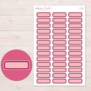F-1915 planner sticker sheet with enlarged sticker detail