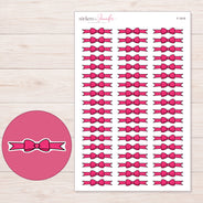 F-1919 planner sticker sheet with enlarged sticker detail