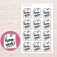 F-1927 planner sticker sheet with enlarged sticker detail