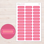 F-1937 planner sticker sheet with enlarged sticker detail