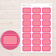 F-1945 planner sticker sheet with enlarged sticker detail
