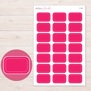 F-1947 planner sticker sheet with enlarged sticker detail