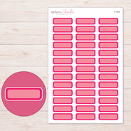 F-1949 planner sticker sheet with enlarged sticker detail