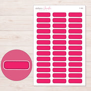 F-1953 planner sticker sheet with enlarged sticker detail