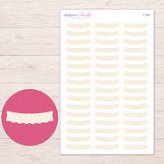 F-1956 planner sticker sheet with enlarged sticker detail