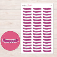 F-1958 planner sticker sheet with enlarged sticker detail