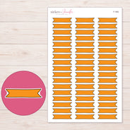 F-1960 planner sticker sheet with enlarged sticker detail