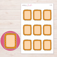 F-1975 planner sticker sheet with enlarged sticker detail