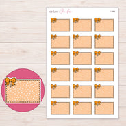 F-1986 planner sticker sheet with enlarged sticker detail