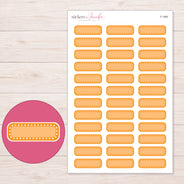 F-1990 planner sticker sheet with enlarged sticker detail
