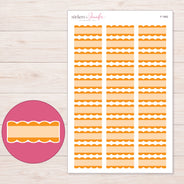 F-1992 planner sticker sheet with enlarged sticker detail