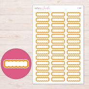 F-1995 planner sticker sheet with enlarged sticker detail
