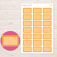F-1996 planner sticker sheet with enlarged sticker detail