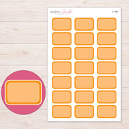 F-1998 planner sticker sheet with enlarged sticker detail