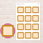 F-2005 planner sticker sheet with enlarged sticker detail