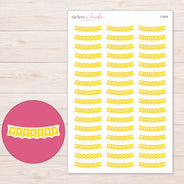 F-2009 planner sticker sheet with enlarged sticker detail