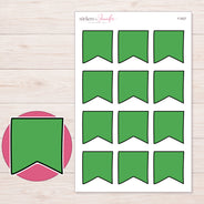 F-2027 planner sticker sheet with enlarged sticker detail