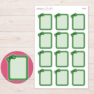 F-2029 planner sticker sheet with enlarged sticker detail