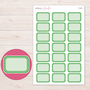 F-2030 planner sticker sheet with enlarged sticker detail