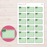 F-2039 planner sticker sheet with enlarged sticker detail