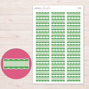 F-2045 planner sticker sheet with enlarged sticker detail