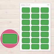 F-2052 planner sticker sheet with enlarged sticker detail