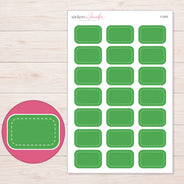 F-2053 planner sticker sheet with enlarged sticker detail