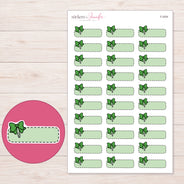 F-2054 planner sticker sheet with enlarged sticker detail
