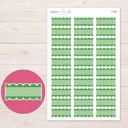 F-2060 planner sticker sheet with enlarged sticker detail