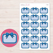 F-2068 planner sticker sheet with enlarged sticker detail