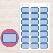 F-2073 planner sticker sheet with enlarged sticker detail