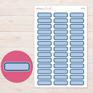 F-2075 planner sticker sheet with enlarged sticker detail