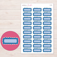 F-2078 planner sticker sheet with enlarged sticker detail