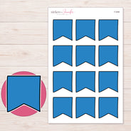 F-2080 planner sticker sheet with enlarged sticker detail
