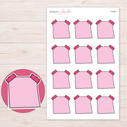 F-2093 planner sticker sheet with enlarged sticker detail